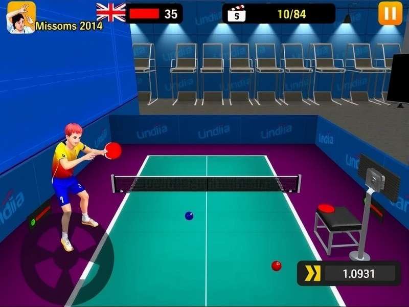 Indian Table Tennis Star Tournament Scene